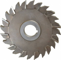 Keo - 5" Diam x 3/8" Width of Cut, 24 Teeth, High Speed Steel Side Milling Cutter - Staggered Teeth, Uncoated - Makers Industrial Supply