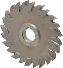 Keo - 5" Diam x 1/2" Width of Cut, 24 Teeth, High Speed Steel Side Milling Cutter - Staggered Teeth, Uncoated - Makers Industrial Supply