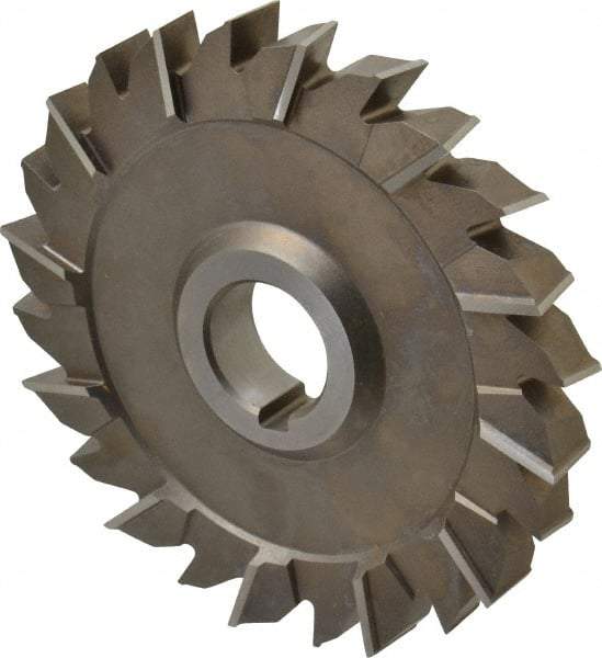 Keo - 6" Diam x 3/4" Width of Cut, 24 Teeth, High Speed Steel Side Milling Cutter - Staggered Teeth, Uncoated - Makers Industrial Supply