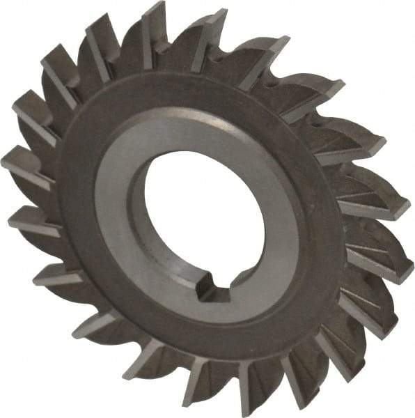 Keo - 3" Diam x 1/4" Width of Cut, 20 Teeth, High Speed Steel Side Milling Cutter - Straight Teeth, Uncoated - Makers Industrial Supply