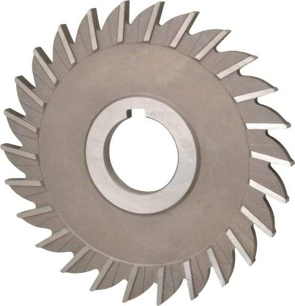 Keo - 5" Diam x 1/4" Width of Cut, 26 Teeth, High Speed Steel Side Milling Cutter - Straight Teeth, Uncoated - Makers Industrial Supply