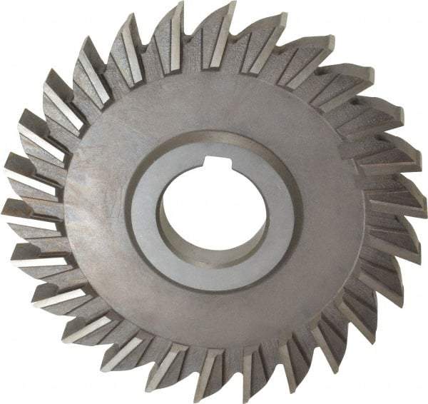 Keo - 5" Diam x 1/2" Width of Cut, 26 Teeth, High Speed Steel Side Milling Cutter - Straight Teeth, Uncoated - Makers Industrial Supply