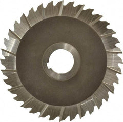 Keo - 5" Blade Diam x 1/8" Blade Thickness, 1" Hole, 36 Teeth, High Speed Steel Side Chip Saw - Staggered Tooth, Arbor Connection, Right Hand Cut, Uncoated - Makers Industrial Supply