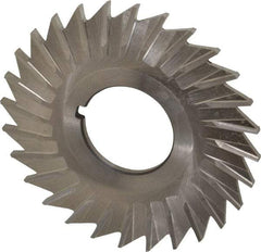 Keo - 2-1/2" Blade Diam x 3/32" Blade Thickness, 7/8" Hole, 28 Teeth, High Speed Steel Side Chip Saw - Straight Tooth, Arbor Connection, Right Hand Cut, Uncoated, with Keyway - Makers Industrial Supply