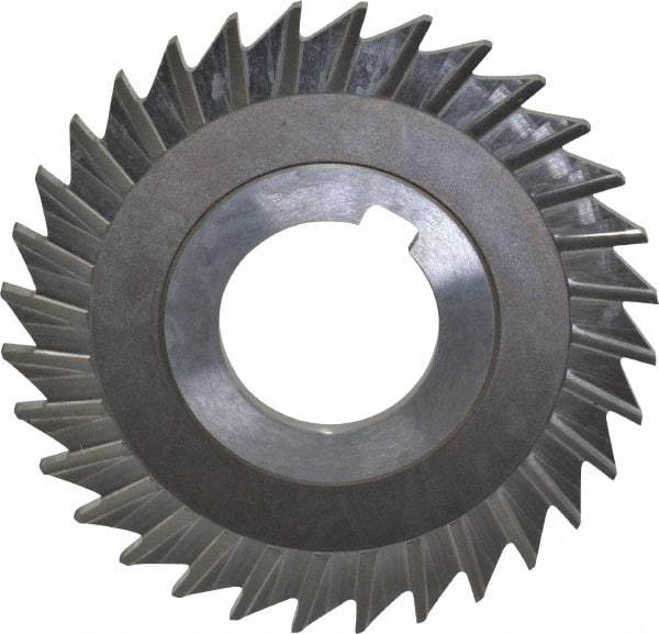 Keo - 3" Blade Diam x 1/8" Blade Thickness, 1" Hole, 32 Teeth, High Speed Steel Side Chip Saw - Straight Tooth, Arbor Connection, Right Hand Cut, Uncoated, with Keyway - Makers Industrial Supply