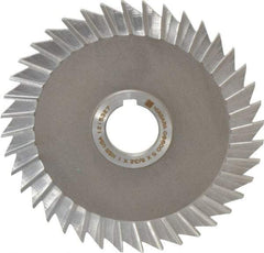 Keo - 5" Blade Diam x 5/32" Blade Thickness, 1" Hole, 40 Teeth, High Speed Steel Side Chip Saw - Straight Tooth, Arbor Connection, Right Hand Cut, Uncoated, with Keyway - Makers Industrial Supply