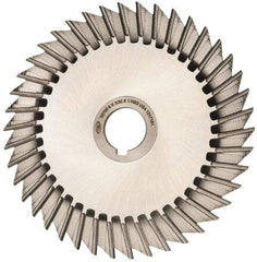 Keo - 6" Blade Diam x 3/32" Blade Thickness, 1" Hole, 42 Teeth, High Speed Steel Side Chip Saw - Straight Tooth, Arbor Connection, Right Hand Cut, Uncoated, with Keyway - Makers Industrial Supply