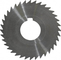 Keo - 3" Diam x 1/32" Blade Thickness x 1" Arbor Hole Diam, 36 Tooth Slitting and Slotting Saw - Arbor Connection, Right Hand, Uncoated, High Speed Steel, 10° Rake, Concave Ground - Makers Industrial Supply