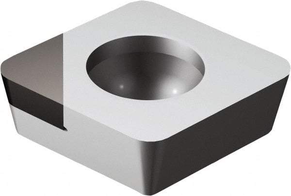 Sandvik Coromant - CCMW32.52 FP Grade CD10 Carbide Turning Insert - Uncoated, 80° Diamond, 3/8" Inscr Circle, 5/32" Thick, 1/32" Corner Radius - Makers Industrial Supply