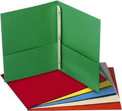 UNIVERSAL - 8-1/2" Long x 11" Wide Report Cover with Tang/Prong Binding - Assorted Colors - Makers Industrial Supply