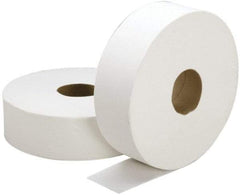 Ability One - 2,000' Roll Length x 3.7" Sheet Width, Jumbo Roll Toilet Tissue - 2 Ply, White, Recycled Fiber - Makers Industrial Supply