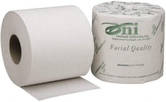 Ability One - 4" Sheet Width, Standard Roll Toilet Tissue - 550 Sheets per Roll, 2 Ply, White, Recycled Fiber - Makers Industrial Supply