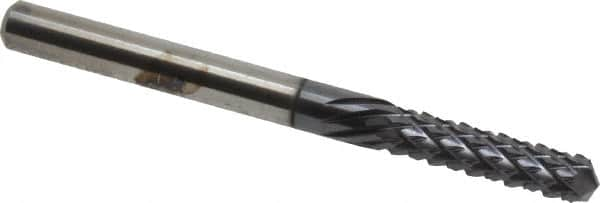 Onsrud - 1/8" Diam, 1/2" LOC, Drill Point End, Solid Carbide Diamond Pattern Router Bit - Right Hand Cut, 1-1/2" OAL, 1/8" Shank Diam, Use on Composites - Makers Industrial Supply