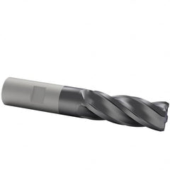 Kennametal - 5/8", 4 Flute, Solid Carbide, 0.09" Corner Radius End Mill - 3-1/2" OAL, 1-1/4" LOC - Makers Industrial Supply