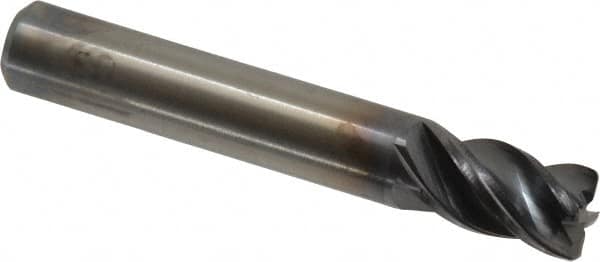 Kennametal - 5/16", 4 Flute, Solid Carbide, 0.03" Corner Radius End Mill - 2" OAL, 1/2" LOC - Makers Industrial Supply