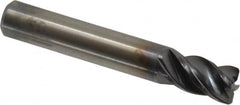 Kennametal - 5/16", 4 Flute, Solid Carbide, 0.03" Corner Radius End Mill - 2" OAL, 1/2" LOC - Makers Industrial Supply