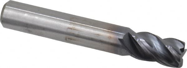 Kennametal - 5/16", 4 Flute, Solid Carbide, Corner Chamfer End Mill - 2" OAL, 1/2" LOC - Makers Industrial Supply