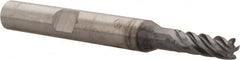 Kennametal - 4mm, 5 Flute, Solid Carbide, 0.25mm Corner Radius End Mill - 55mm OAL, 11mm LOC - Makers Industrial Supply