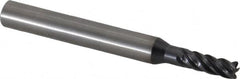 Kennametal - 4mm, 5 Flute, Solid Carbide, 0.25mm Corner Radius End Mill - 55mm OAL, 11mm LOC - Makers Industrial Supply