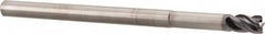 Kennametal - 1/4", 4 Flute, Solid Carbide, 0.015" Corner Radius End Mill - 4" OAL, 3/8" LOC, 1-1/4" Extended Reach - Makers Industrial Supply