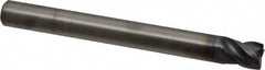 Kennametal - 5/8", 4 Flute, Solid Carbide, Corner Chamfer End Mill - 6" OAL, 5/8" LOC - Makers Industrial Supply