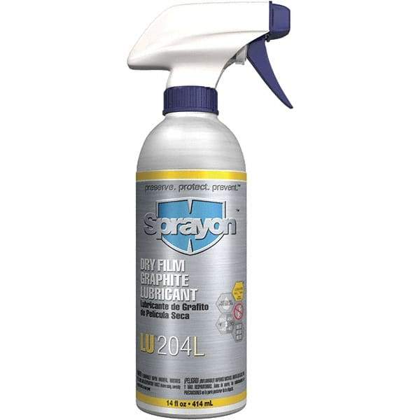 Sprayon - 14 oz Trigger Spray Can Dry Film Lubricant - Black, -40°F to 850°F - Makers Industrial Supply