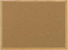 MasterVision - 24" Wide x 36" High Open Cork Bulletin Board - Natural (Color) - Makers Industrial Supply