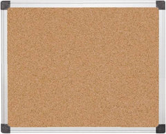 MasterVision - 24" Wide x 36" High Open Cork Bulletin Board - Natural (Color) - Makers Industrial Supply