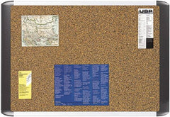 MasterVision - 36" Wide x 24" High Open Cork Bulletin Board - Tan - Makers Industrial Supply