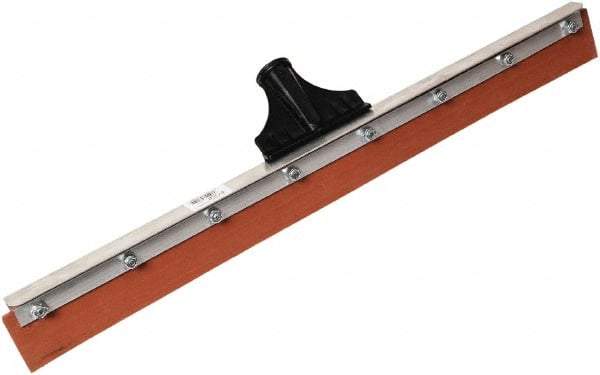 SEYMOUR-MIDWEST - 23-7/8" Rubber Blade Floor Squeegee - Threaded End, Single Edge, Aluminum Holder - Makers Industrial Supply