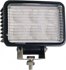 Buyers Products - 12 to 24 Volt, Clear Flood Beam Light - 1.5 Amps, 1,350 Lumens, 6 LED Lamp - Makers Industrial Supply