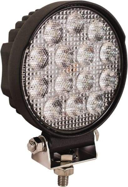 Buyers Products - 12 to 24 Volt, Clear Flood Beam Light - 3.0 Amps, 2,525 Lumens, 14 LED Lamp - Makers Industrial Supply