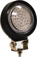 Buyers Products - 12 to 24 Volt, Clear Flood Beam Light - 3.0 Amps, 375 Lumens, 54 LED Lamp - Makers Industrial Supply