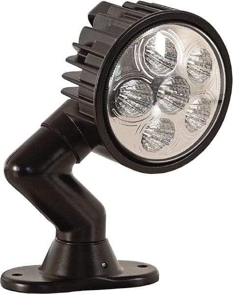 Buyers Products - 12 to 24 Volt, Clear LED Spotlight - 1.5 Amps, 1,350 Lumens, 6 LED Lamp - Makers Industrial Supply