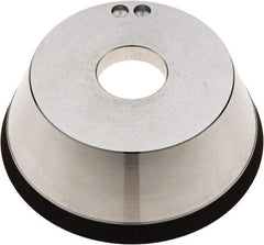 Tru-Maxx - 5" Diam, 1-1/4" Hole Size, 1" Overall Thickness, 120 Grit, Type 11V9, Tool & Cutter Grinding Wheel - Fine Grade, Diamond