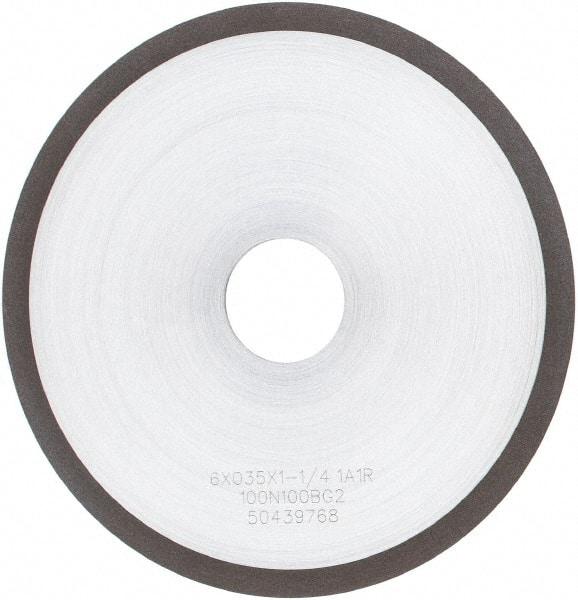 Tru-Maxx - 6" 100 Grit Diamond Cutoff Wheel - 0.035" Thick, 1-1/4" Arbor, Use with Angle Grinders - Makers Industrial Supply