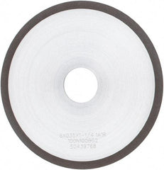 Tru-Maxx - 6" 100 Grit Diamond Cutoff Wheel - 0.035" Thick, 1-1/4" Arbor, Use with Angle Grinders - Makers Industrial Supply