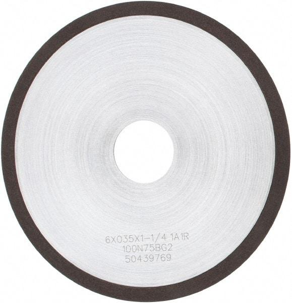 Tru-Maxx - 6" 100 Grit Diamond Cutoff Wheel - 0.035" Thick, 1-1/4" Arbor, Use with Angle Grinders - Makers Industrial Supply