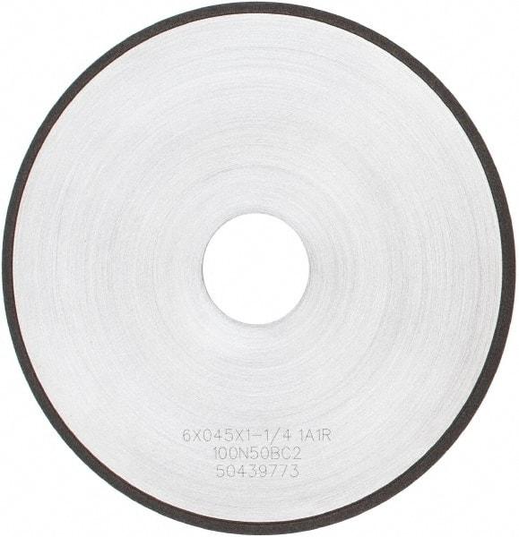 Tru-Maxx - 6" 100 Grit Diamond Cutoff Wheel - 0.045" Thick, 1-1/4" Arbor, Use with Angle Grinders - Makers Industrial Supply