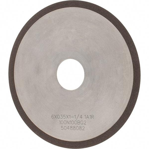 Tru-Maxx - 6" 100 Grit Diamond Cutoff Wheel - 0.035" Thick, 1-1/4" Arbor, Use with Angle Grinders - Makers Industrial Supply