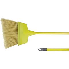 7 1/2' Plastic Angled Upright - Broom With Handle - Makers Industrial Supply