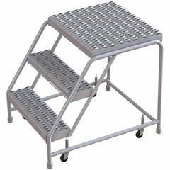 TRI-ARC - Rolling & Wall Mounted Ladders & Platforms Type: Rolling Warehouse Ladder Style: Rolling Safety Ladder - Makers Industrial Supply