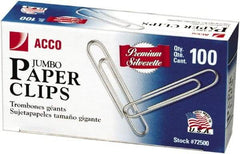 ACCO - 1-3/4" Wide Paper Fastener - Silver - Makers Industrial Supply