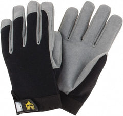 Valeo - Synthetic Leather/Polyester Work Gloves - - Makers Industrial Supply