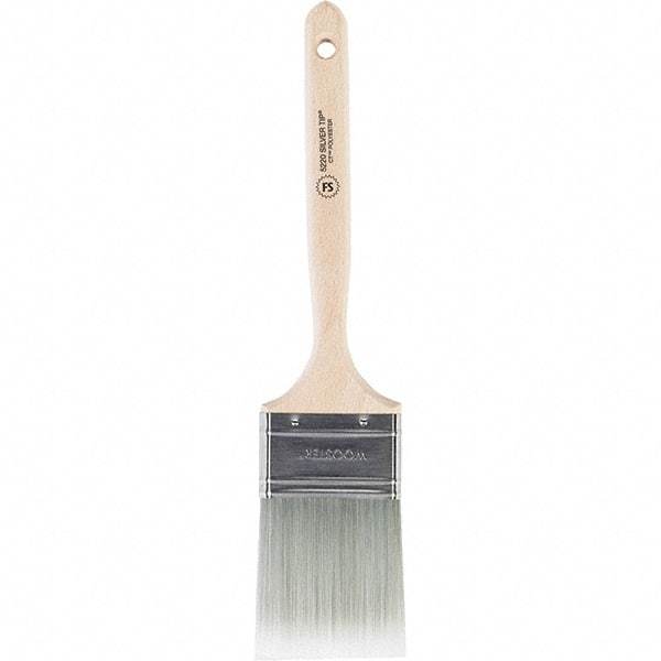 Wooster Brush - 2-1/2" Flat Polyester Sash Brush - 2-15/16" Bristle Length, 7-1/2" Wood Handle - Makers Industrial Supply