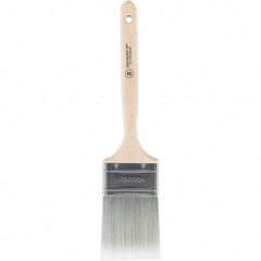 Wooster Brush - 2-1/2" Flat Polyester Sash Brush - 2-15/16" Bristle Length, 7-1/2" Wood Handle - Makers Industrial Supply