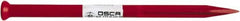 Osca - 12" OAL x 13/32" Blade Width Brick Chisel - Chrome Vanadium Steel Handle - Makers Industrial Supply