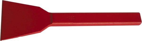 Osca - 9" OAL x 2" Blade Width Brick Chisel - Forged Steel Handle - Makers Industrial Supply