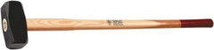 Osca - 8-51/64 Lb Head, 35-1/2" Long Sledge Hammer - Carbon Steel Head, 2-1/2" Face Diam, 6" Long Head, Wood Handle - Makers Industrial Supply