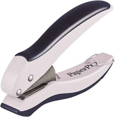 PaperPro - Paper Punches Type: 10 Sheet Manual One Hole Punch Color: Gray - Makers Industrial Supply